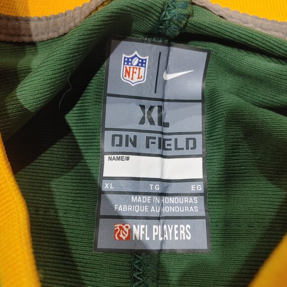 Excellent Condition NFL 33 Aaron Jones Nike XL Jersey Green Bay Packers - Picture 2 of 3